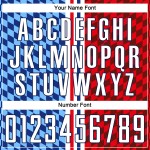 Weiß-Royal Fußball Figur Trikot Sublimation Uniform Custom