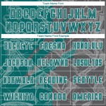Graue Uniform Graffiti Fußball Jersey Scratch Teal-Steel Muster Custom Sublimation