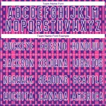 Fußball Formen Sublimation Uniform Custom Lila Rosa-Weiß Abstrakte Jersey
